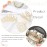 Brinie Hair Claw Clamps Champagne Pearl Hair Barrettes Medium Small Non Slip Clips Hair Accessories for Women and Girls (3 PCS)