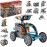 WISHKY TOYS STEM 12-in-1 Solar Robot Toys, Building Science Educational Experiment Kit for Kids Aged 8-12 | 190 Pcs Robotics kit for Kids, Young Engineer Gift for Boys Girls Aged 8-12 & Up