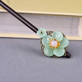 Stylish Wooden Handmade Hair Sticks for Hair Making Accessories, Vintage Retro Chopsticks for Women Long Hair, Hairpins Sticks Clips Barrettes for Bun Chignon Hair Bulk (A) Stylish Wooden Handmade Hair Sticks for Hair Making Accessories, Vintage Retro Chopsticks for Women Long Hair, Hairpins Sticks Clips Barrettes for Bun Chignon Hair Bulk (A)