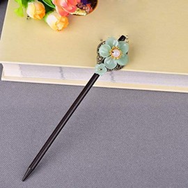Stylish Wooden Handmade Hair Sticks for Hair Making Accessories, Vintage Retro Chopsticks for Women Long Hair, Hairpins Sticks Clips Barrettes for Bun Chignon Hair Bulk (A) Stylish Wooden Handmade Hair Sticks for Hair Making Accessories, Vintage Retro Chopsticks for Women Long Hair, Hairpins Sticks Clips Barrettes for Bun Chignon Hair Bulk (A)