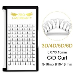 Premade Fans Eyelash Extensions 6D-C-0.07-14 Long Stem Premade Volume Eyelash Extensions .07 .10 Premade Volume Fans C D Curl(6D-C-0.07,14 mm) Premade Fans Eyelash Extensions 6D-C-0.07-14 Long Stem Premade Volume Eyelash Extensions .07 .10 Premade Volume Fans C D Curl(6D-C-0.07,14 mm)
