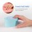 2-in-1 Dip Powder Recycling Tray System & French Tip Mold Dip Nail Tray - Nail Powder Glitter Rhinestones Pearls Saver Holder Storage Container Recycling Tool - French Smile Line Making Mold - Blue