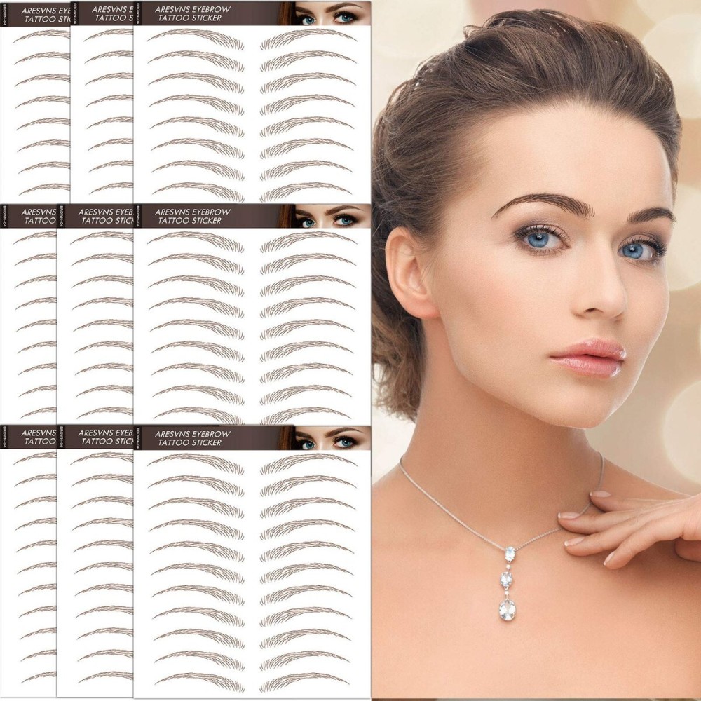 Aresvns Eyebrow Tattoo Brown 99 Pairs!Tattoo Eyebrows Waterproof,4D Fake Eyebrows,Popular Eyebrow Shapes,Eyebrow Transfers Stickers Christmas Gift Aresvns Eyebrow Tattoo Brown 99 Pairs!Tattoo Eyebrows Waterproof,4D Fake Eyebrows,Popular Eyebrow Shapes,Eyebrow Transfers Stickers Christmas Gift