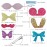 AOUXSEEM Faux Leather Hair Bows DIY Making Kit with Pre Cut Pieces and Hair Clips,Make Fashionable Shiny Hair Clips for Girls Lady Woman(Cute,20 Set)