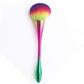 Large Powder Mineral BrushFoundation Makeup Brush,Powder Brush and Blush Brush for Daily Makeup,Kabuki Makeup Brushes(Colorful) 