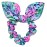 Lilly Pulitzer Blue/Pink/Green Women\'s Hair Tie Scrunchie with Bow Detail, Bringing Mermaid Back
