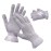 MIG4U Moisturizing Beauty Gloves Touchscreen Overnight Sleeping Glove for Women Dry Hands, Nighttime Lotion, Eczema, SPA, Cosmetic Treatment, Grey Purple 3 Pairs Size L/XL