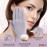MIG4U Moisturizing Beauty Gloves Touchscreen Overnight Sleeping Glove for Women Dry Hands, Nighttime Lotion, Eczema, SPA, Cosmetic Treatment, Grey Purple 3 Pairs Size L/XL