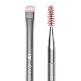 RMS Beauty Back2Brow Brush - Vegan, Synthetic Fiber Eyebrow Makeup Brush with Spoolie, Cruelty Free Clean Beauty Makeup Tools RMS Beauty Back2Brow Brush - Vegan, Synthetic Fiber Eyebrow Makeup Brush with Spoolie, Cruelty Free Clean Beauty Makeup Tools