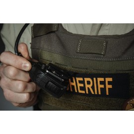 THE MIC LOOP Micro - Keeps Portable Radio Mic in Place for Police/Law Enforcement Thin Blue LINE