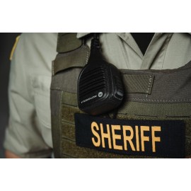 THE MIC LOOP Micro - Keeps Portable Radio Mic in Place for Police/Law Enforcement Thin Blue LINE