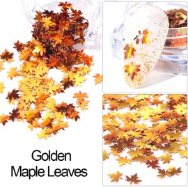 Maple Leaf Glitters & Stickers - Holographic Fall Sequins Flakes Paillette Nail Art Supplies - 5 Boxes Maple Leaf Glitters & Stickers - Holographic Fall Sequins Flakes Paillette Nail Art Supplies - 5 Boxes