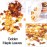 Maple Leaf Glitters & Stickers - Holographic Fall Sequins Flakes Paillette Nail Art Supplies - 5 Boxes