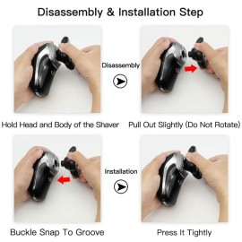 Men\'s Electric Head Shaver Replacement Heads 5 Blades Head Shavers for Bald Men Replacement Heads,Men\'s Head Shaver Blade,Wet & Dry Compatible Waterproof Multi Functional Men\'s Electric Head Shaver Replacement Heads 5 Blades Head Shavers for Bald Men Replacement Heads,Men\'s Head Shaver Blade,Wet & Dry Compatible Waterproof Multi Functional