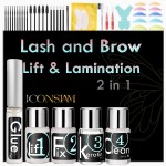 Lash Lift Kit, Lash Lifting and Brow Lamination 2 in 1, DIY Eyelash Perm At Home, Perming Lashes With Strong Glue(lash and eyebrow lift kit)