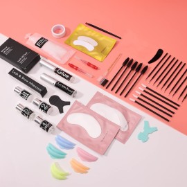 Lash Lift Kit, Lash Lifting and Brow Lamination 2 in 1, DIY Eyelash Perm At Home, Perming Lashes With Strong Glue(lash and eyebrow lift kit)