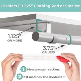 Baby Hangers and Closet Size Dividers - 7X Botanical Clothing Dividers with 20x Velvet Hangers for Baby Closets - Nursery Clothes Organizer - Eucalyptus Vines Leaf Plant Greenery Dcor [Botanical]