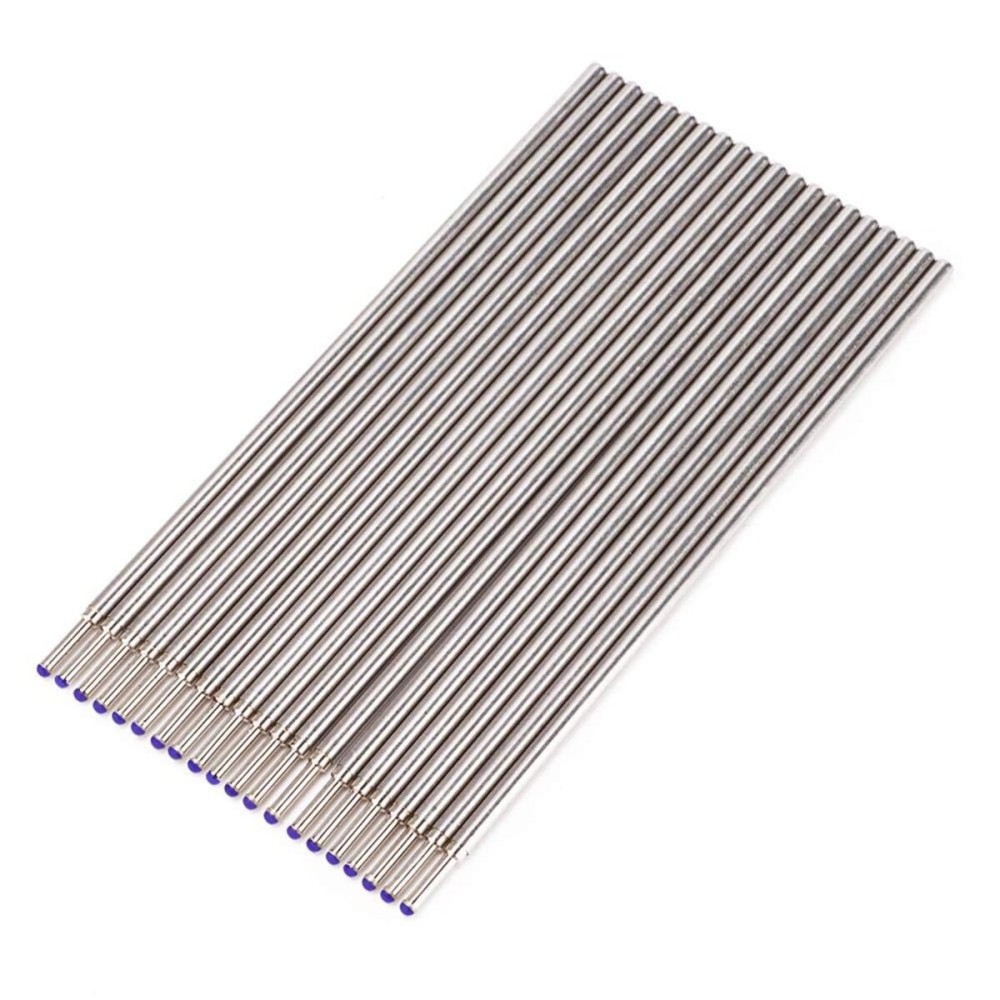 20pcs/Box Skin Marker Pen Piercing Skin Surfer Cores Microblading Marking Pen Refill Accessory Marker (Blue)