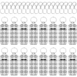 Patelai 16 Pcs Volleyball Lipstick Holder Keychains Balm Lipstick Holder Keychain Lanyard Clip-on Sleeve Pouch with 16 Pcs Metal Clip Cords for Volleyball Sport Party Favor