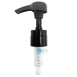 33.8 oz. Universal Shampoo and Conditioner Pump Dispenser I Fits Salon Brands Liter Size Bottles with 1-inch Diameter Opening I Fits Most I Black 2-Pack I by Geti Beauty