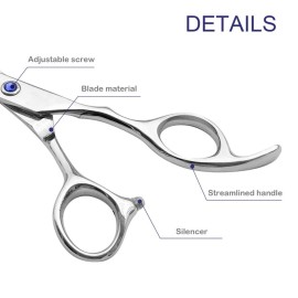 Lplpgg Professional Hair Cutting Scissors Set with Hairdressing Shears and Thinning Scissors for Barber Salon (Blue)