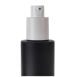 SYBL 2 Pcs 60ml 2oz Glass Leak Proof Travel Bottles for Toiletries Travel Containers Cosmetic Cream Pump Bottle Lotion Dispenser Bottles for Lotion Foundation Essential Oil(Matte Black)