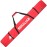 MERALIAN Padded Ski Bag,Waterproof Full Padded Single Ski Travel Bag with Adjustable Shoulder Strap. (RED, 185CM)