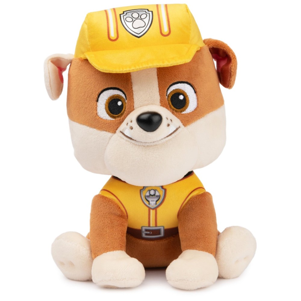 GUND PAW Patrol Rubble in Signature Construction Uniform for Ages 1 and Up, 9 (Styles May Vary)