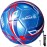 Senston Soccer Ball with Pump Size 5 - Durable Waterproof Football for Indoor/Outdoor Training, Includes Hand Pump & Needle
