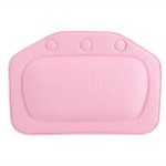 Bath Pillow, Bathtub Head Neck Support, Soft Foam Padded Spa Tub Headrest Back Shoulders Support Cushion Bathroom (Pink)