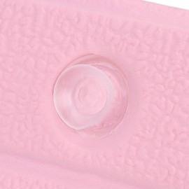 Bath Pillow, Bathtub Head Neck Support, Soft Foam Padded Spa Tub Headrest Back Shoulders Support Cushion Bathroom (Pink)