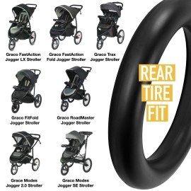 Graco Stroller Rear Tire Tube 16x1.75 for Jogging Strollers - Fits Wayfinder, Alterrain, Revolution Flex/Pro/SE, Strides, Ironman & Duallie Models - Durable Inner Tube Replacement