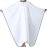 Iusmnur Barber Cape, Professional Hair Salon Cape with Adjustable Metal Clip, Shampoo Hair Cutting Cape for Barbers and Stylists - 55 x 63 inches (White)