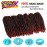 6 Packs Spring Twist Braiding Hair Spring Twists Twist Hair Synthetic Fiber Fluffy Twist Crochet Braids Low Temperature Twist Crochet Hair for Women Braiding Hair(8inch,T1B/350)