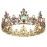 Bmirth Baroque Wedding Crown Colorful Rhinestone Bridal Crowns and Tiaras Crystal Bride Crown Prom Costume Party Hair Accessories for Women and Girls