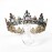 Bmirth Baroque Wedding Crown Colorful Rhinestone Bridal Crowns and Tiaras Crystal Bride Crown Prom Costume Party Hair Accessories for Women and Girls