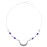 Obmyec Boho Head Chain Moon Headpieces Rhinestone Hair Chains Wedding Hair Accessories for Women and Girls (Blue)