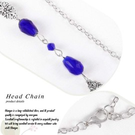 Obmyec Boho Head Chain Moon Headpieces Rhinestone Hair Chains Wedding Hair Accessories for Women and Girls (Blue) Obmyec Boho Head Chain Moon Headpieces Rhinestone Hair Chains Wedding Hair Accessories for Women and Girls (Blue)