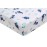 Dinosaur Crib Fitted Sheet White Blue T-Rex Dino Baby Crib Fitted Sheet Unisex