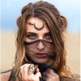 Mosako Vintage Crescent Moon Head Chain Black Drop Crystal Hair Chains Retro Festival Headpieces Costume Halloween Elegant Hair Accessories Prom Head Jewelry for Women and Girls Mosako Vintage Crescent Moon Head Chain Black Drop Crystal Hair Chains Retro Festival Headpieces Costume Halloween Elegant Hair Accessories Prom Head Jewelry for Women and Girls