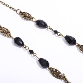 Mosako Vintage Crescent Moon Head Chain Black Drop Crystal Hair Chains Retro Festival Headpieces Costume Halloween Elegant Hair Accessories Prom Head Jewelry for Women and Girls Mosako Vintage Crescent Moon Head Chain Black Drop Crystal Hair Chains Retro Festival Headpieces Costume Halloween Elegant Hair Accessories Prom Head Jewelry for Women and Girls