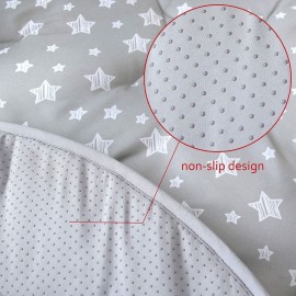 Baby Play Mat, Pop Up Play Tent Mat, Kids Padded Floor Mat Round, Anti Slip Kids Play Tents Indoor Playhouses Mat, 40x40 Round Area Rug, Pop Up Toddlers Play Pad