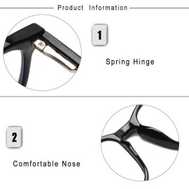 SIGVAN Progressive Multifocal Computer Glasses Women Men Blue Light Blocking Reading Glasses Spring Hinge Readers (2 Mix, 2.0) SIGVAN Progressive Multifocal Computer Glasses Women Men Blue Light Blocking Reading Glasses Spring Hinge Readers (2 Mix, 2.0)