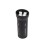 Travigo 4-in-1 Travel Bottle Dispenser, TSA Approved, Includes Four Empty Reusable 1.4 oz. (40 mL) Cosmetic Toiletry Containers for Sanitizer, Soap, Lotions, Skincare, Makeup Products (Black)