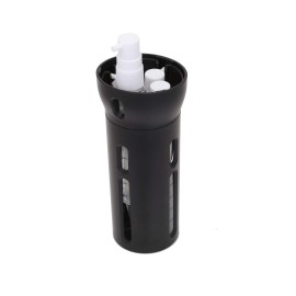 Travigo 4-in-1 Travel Bottle Dispenser, TSA Approved, Includes Four Empty Reusable 1.4 oz. (40 mL) Cosmetic Toiletry Containers for Sanitizer, Soap, Lotions, Skincare, Makeup Products (Black) Travigo 4-in-1 Travel Bottle Dispenser, TSA Approved, Includes Four Empty Reusable 1.4 oz. (40 mL) Cosmetic Toiletry Containers for Sanitizer, Soap, Lotions, Skincare, Makeup Products (Black)