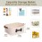 Brabtod Cotton Rope Dog Toy Storage Basket Medium, Dog Toy bin with Handle,Dog Stuff Organizer - Perfect for organizing pet Toys, Blankets, leashes, Pee mats and Diapers,Nursery Decor Basket-Beige