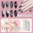 Dr.Nail Pro Acrylic Nail Clippers Kit - Nail Cutters with Magnet Sizer, Ideal for Artificial & False Nail Clipping