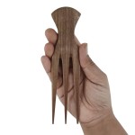 Plai Na Afro Pick Comb for African Hair | Wooden Parting Comb for Braiding & Cornrows