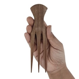 Plai Na Afro Pick Comb for African Hair | Wooden Parting Comb for Braiding & Cornrows