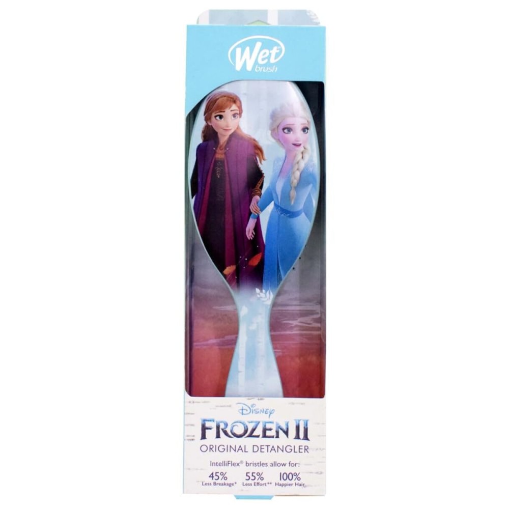 Wet Brush Original Princess Guiding Spirit Detangling Brush - Disney\'s Frozen 2, Sisters - All Hair Types - Ultra-Soft IntelliFlex Bristles Glide Through Tangles with Ease - Protects Against Split End